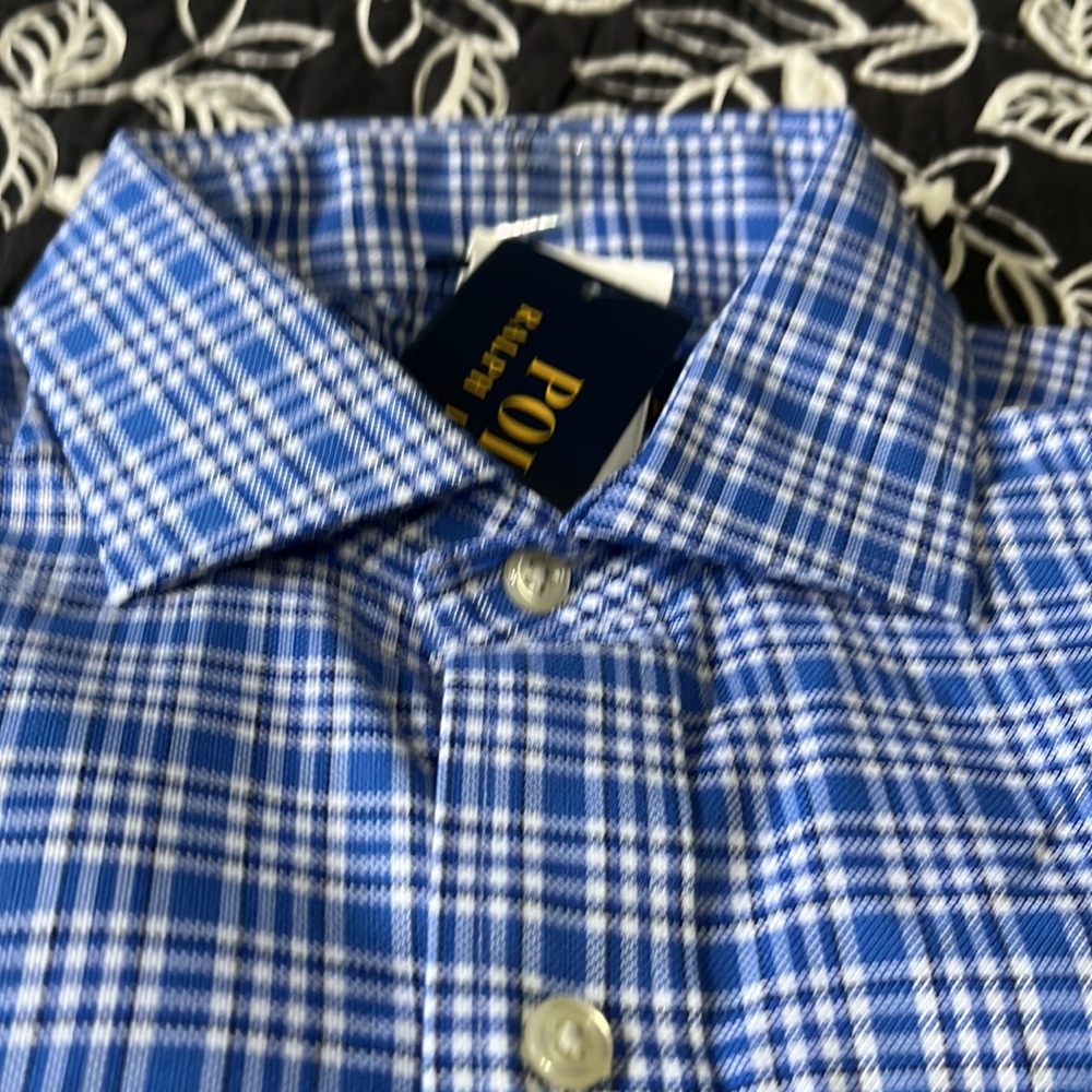 (203)NWT Mens long sleeve casual shirt by Polo Ralph Lauren. Size 15–32/33. - Picture 2 of 10